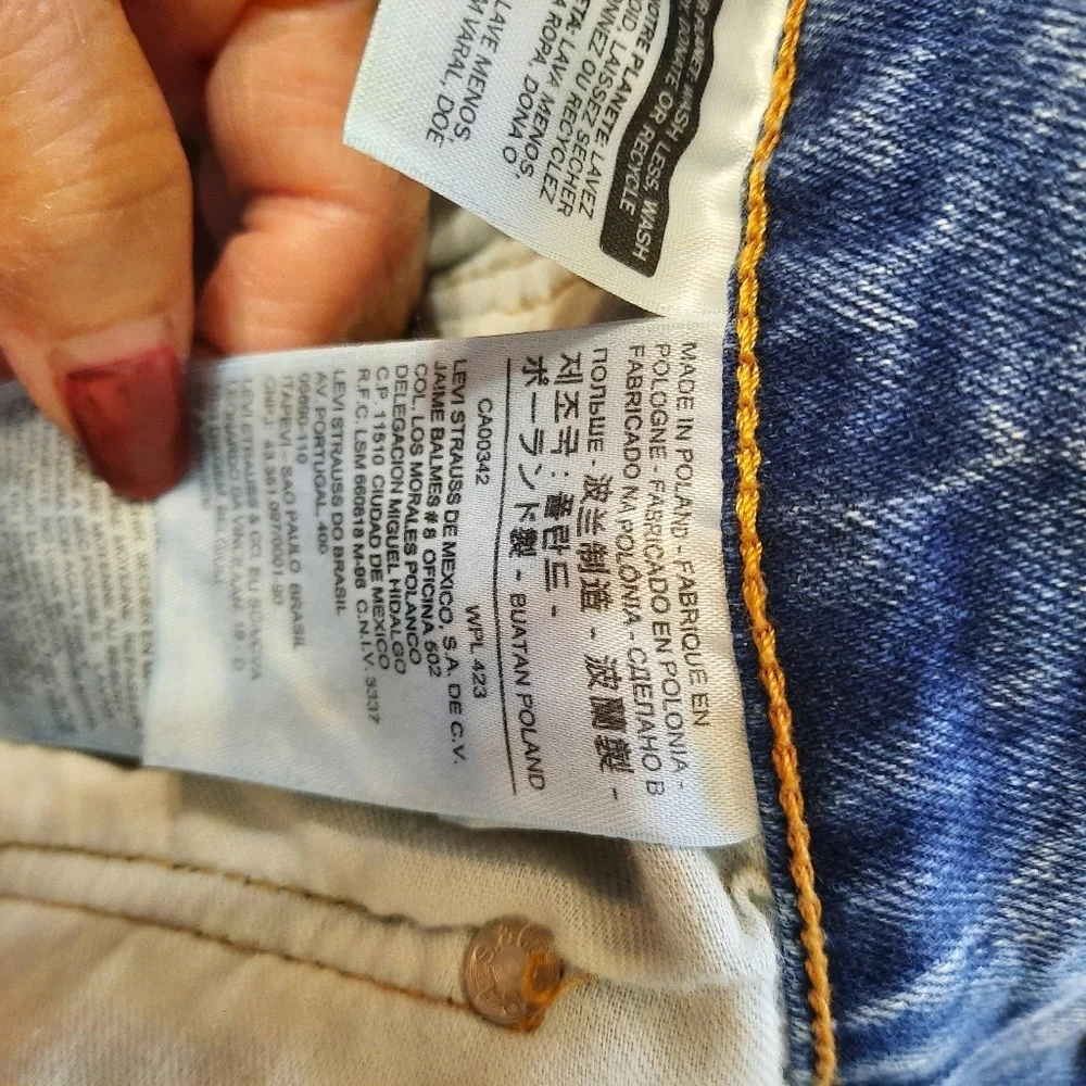 Levi's Strauss & Co Men's Light Blue Straight Jeans 42x36 Red Label